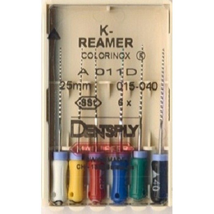 Инструмент ручной Maillefer K-Reamer Colorinox №45 21мм A011D02104500